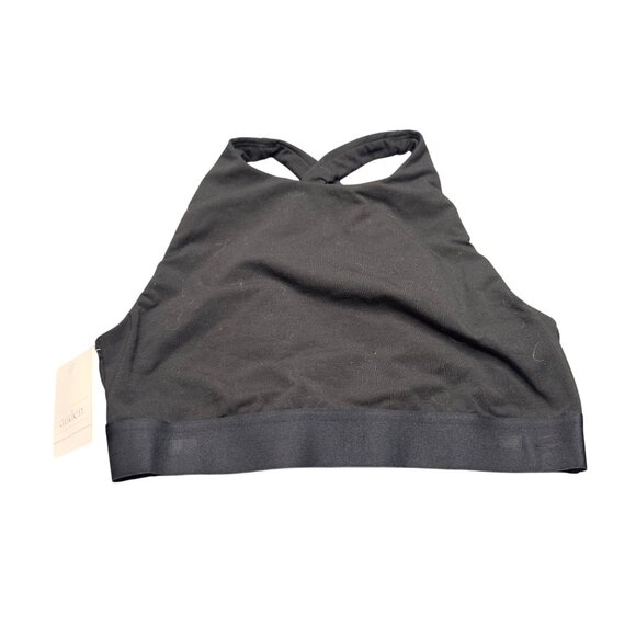 Auden Other - Auden Womens Size Medium Bralette Unlined Crossback Pullover Black New